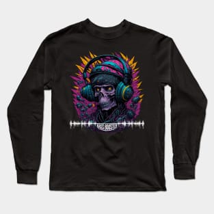 SKULL RAVE BASS Long Sleeve T-Shirt